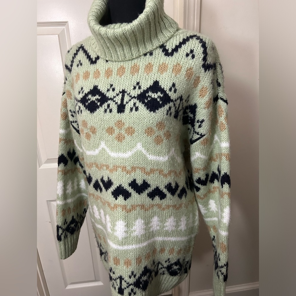 Anthropologie Oversized Turtleneck Sweater - Picture 3 of 3